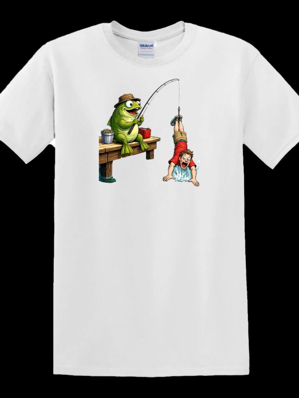 Fishing Fish - T-Shirt